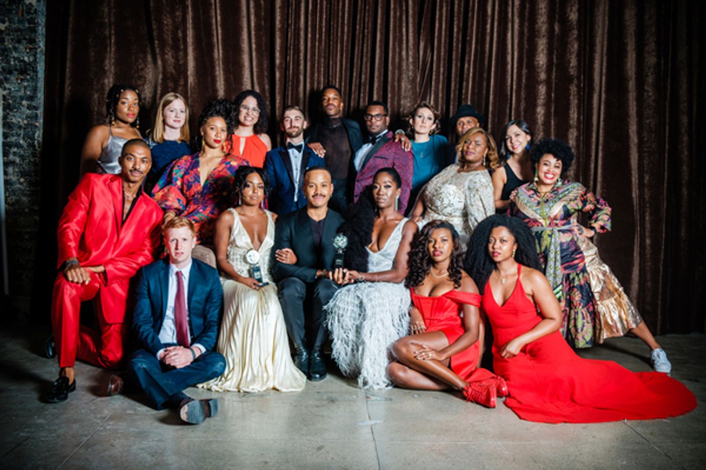 Photos: Broadway Advocacy Coalition Poses with Their New Tony Award  Image