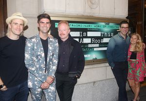 Gavin Creel, Producer Justin Mikita, Jesse Tyler Ferguson, Zachary Quinto and Celia Keenan-Bolger @ BroadwayWorld Gavin Creel, Producer Justin Mikita, Jesse Tyler Ferguson, Zachary Quinto and Celia K Photo
