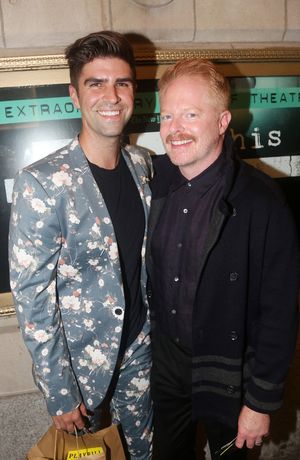 Producer Justin Mikita and husband Jesse Tyler Ferguson Photo
