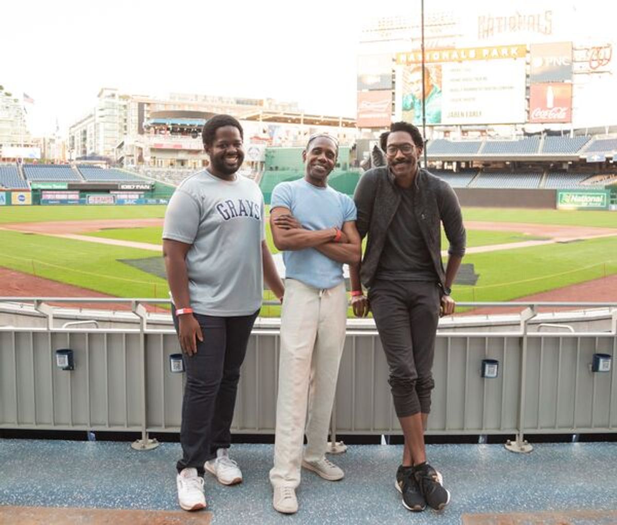 Deimoni Brewington, Kenn E. Head and Sean-Maurice Lynch at 