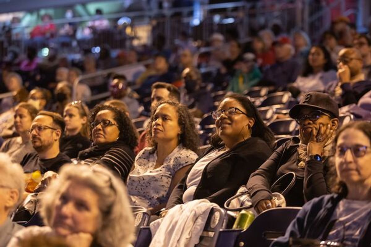 Community members at Photos: Arena Stage Hosts Free Live Simulcast of TONI STONE at Nationals Park