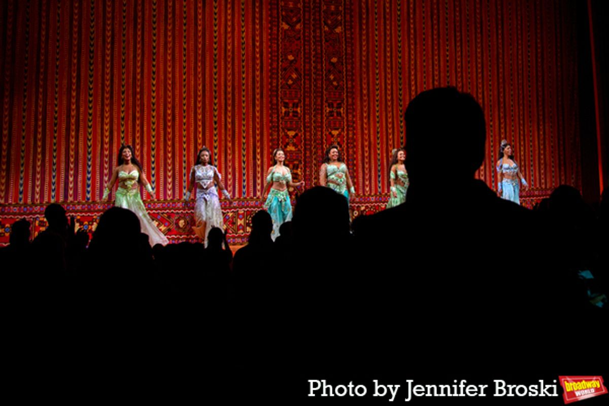 The cast of ALADDIN at Photos: ALADDIN Reopens on Broadway; The Cast Takes Their Bows!