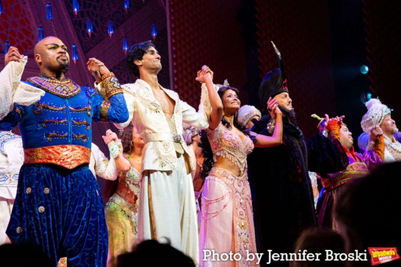 Photos: ALADDIN Reopens on Broadway; The Cast Takes Their Bows!  Image