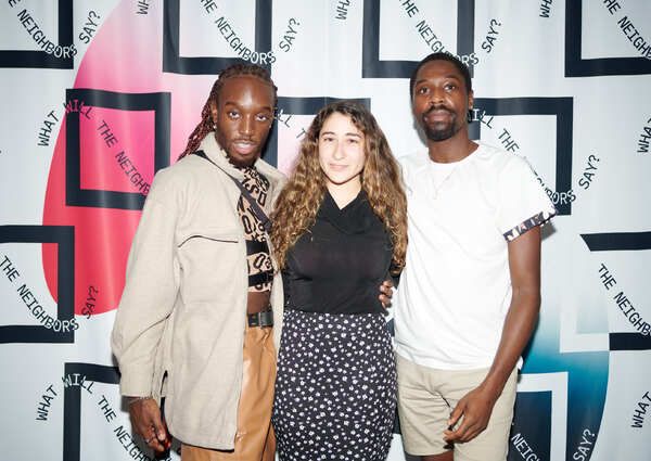 Paris Marcel, Katherine Guanche and Chris Tippen Photo