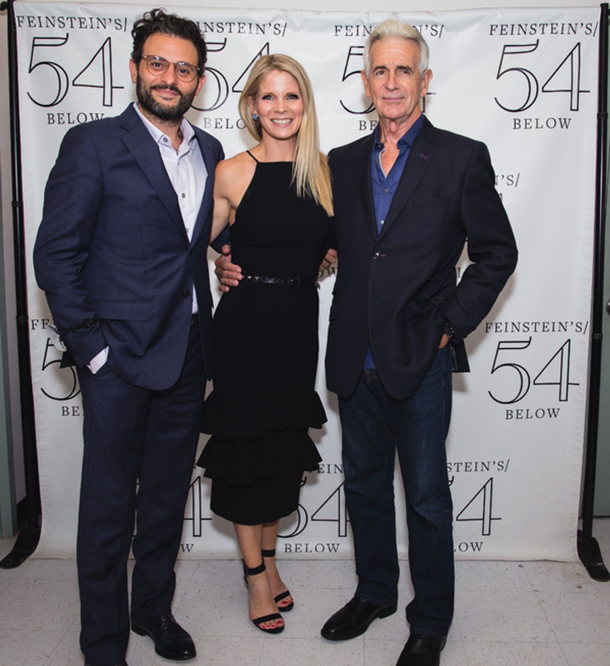 Arian Moayed, Kelli O'Hara, James Naughton at 