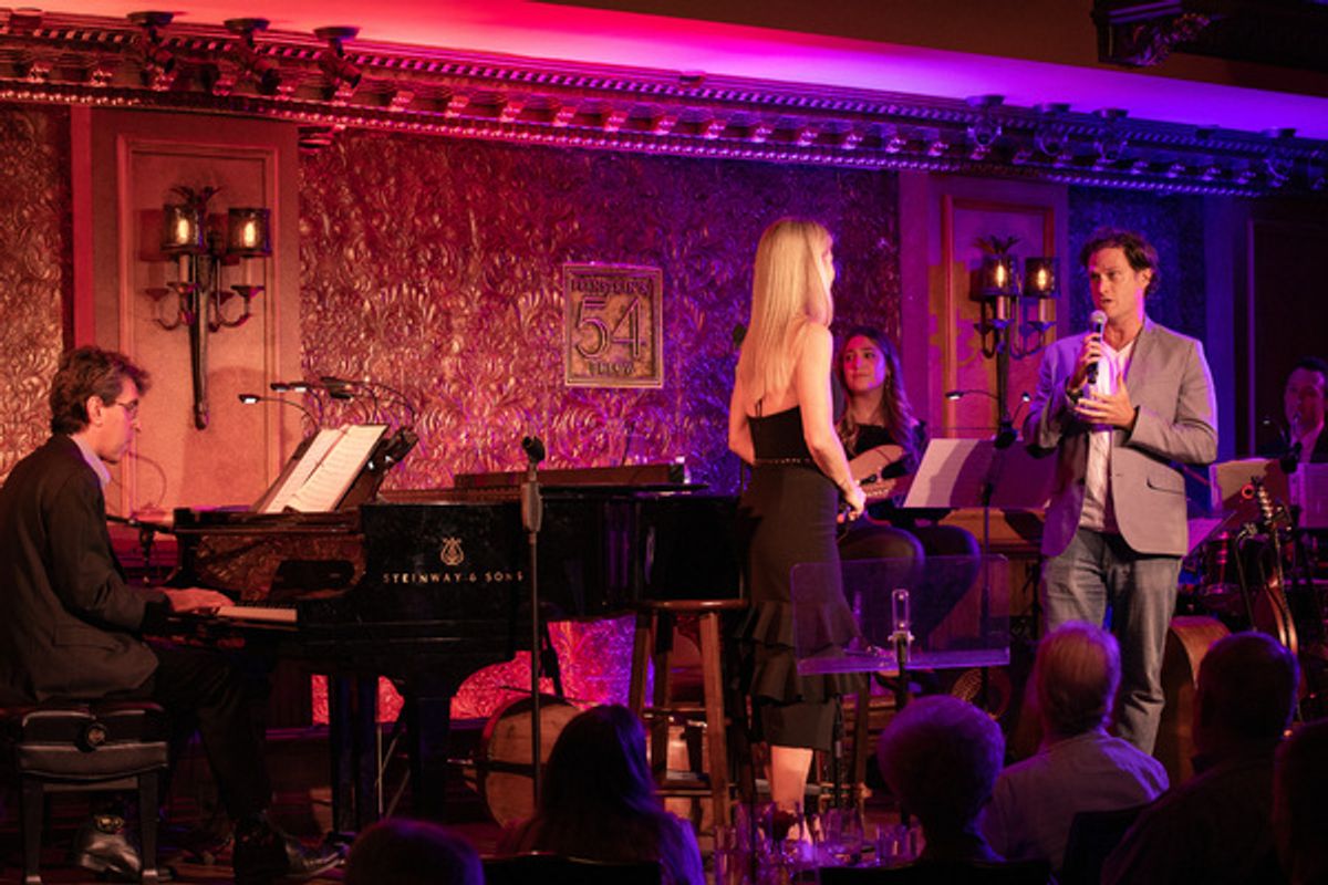 Jason Robert Brown, Kelli O'Hara, Steven Pasquale at 