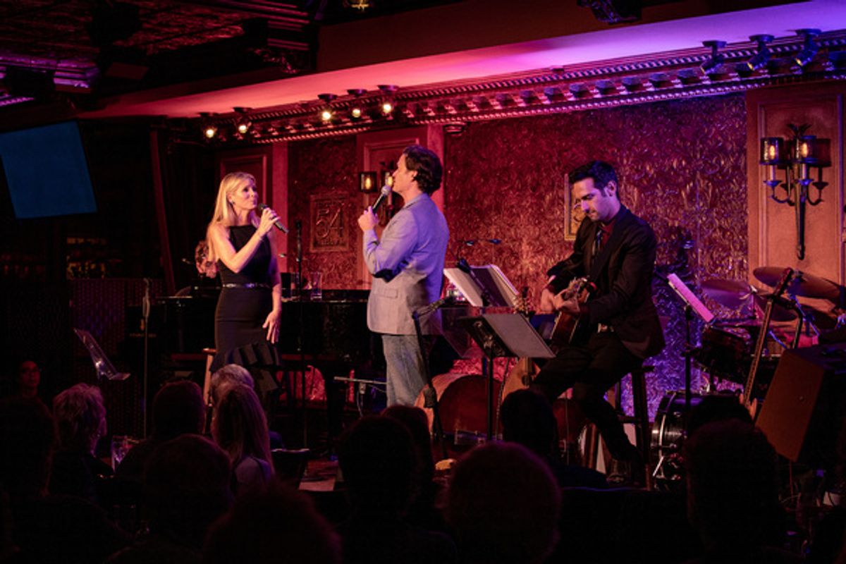 Kelli O'Hara, Steven Pasquale, Justin Goldner at 