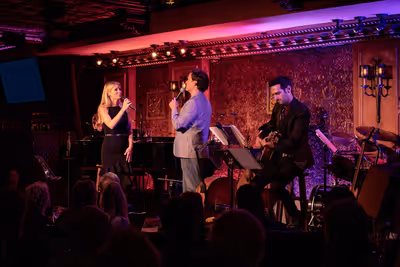 Kelli O'Hara, Steven Pasquale, Justin Goldner Photo