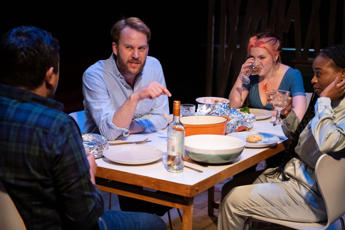 Ben Lamb, Kristin Atherton, and Christine Gomes at 