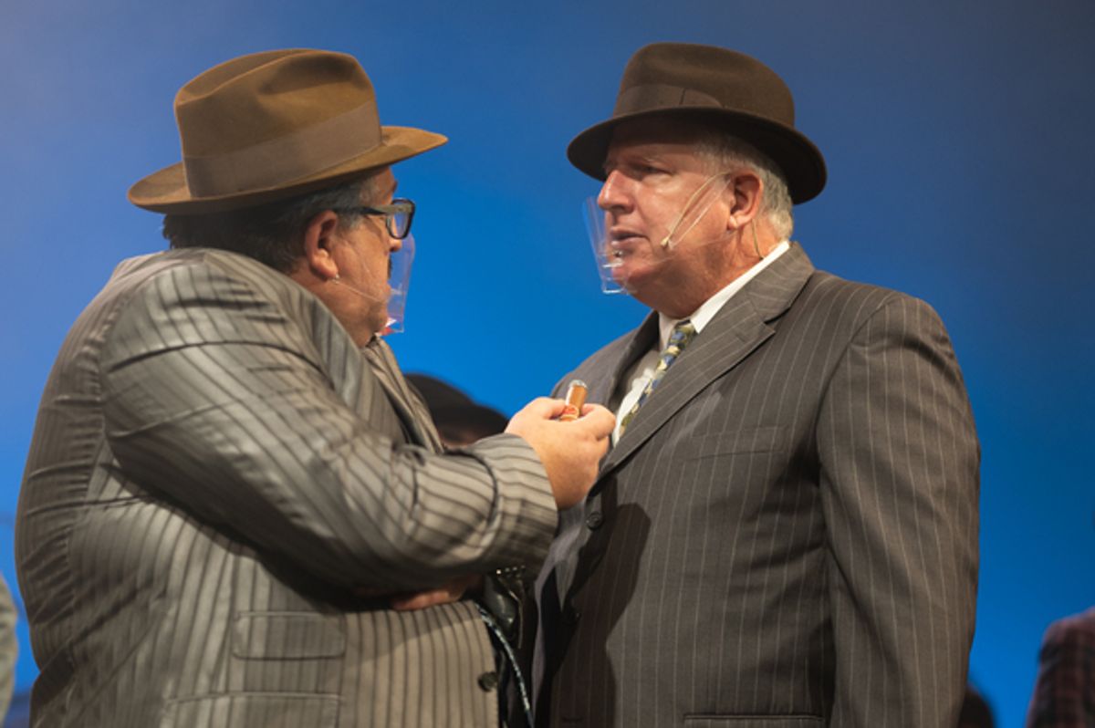 Jim Morrison as Big Jule and Christopher Kindred as Lt. Brannigan at 