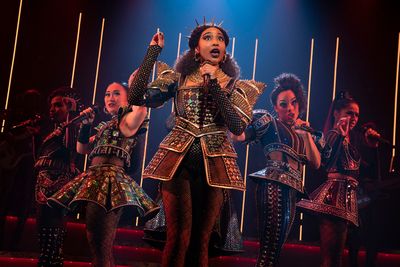 Adrianna Hicks and cast of Six Photo