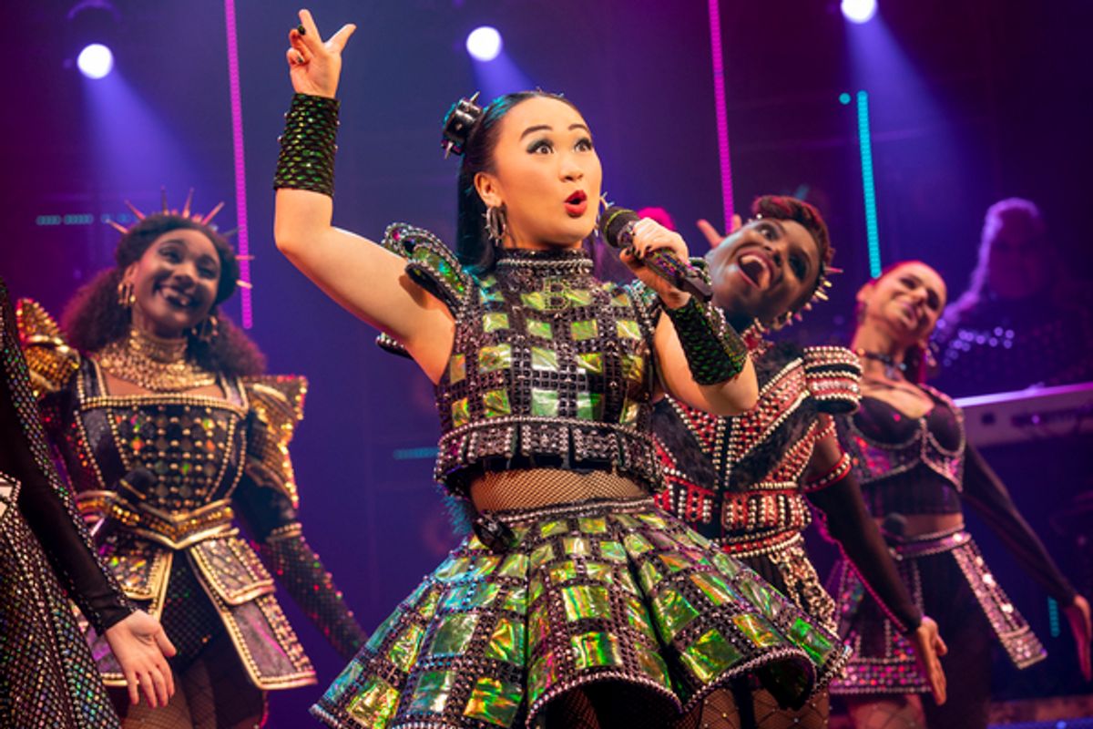 Andrea Macasaet and cast of Six at 