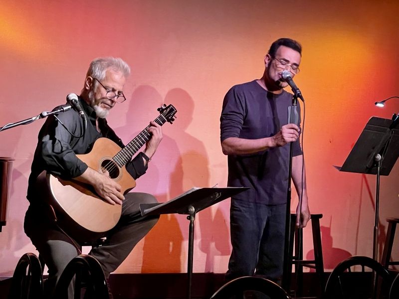 Review: MARCUS SIMEONE & SEAN HARKNESS: BLUE Is Beautifully Profound at Don't Tell Mama  Image