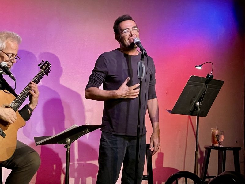 Review: MARCUS SIMEONE & SEAN HARKNESS: BLUE Is Beautifully Profound at Don't Tell Mama  Image