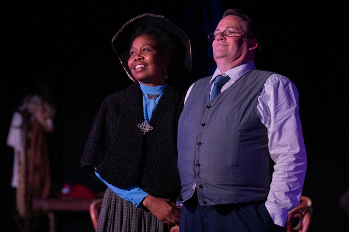 Susanne Hobbs Reed as Mrs. Gibbs and Tim Holt Jones as Doc Gibbs at Photos: First Look at Contra Costa Civic Theatre's OUR TOWN