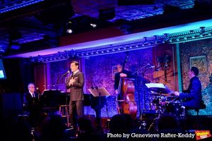 Max Von Essen with the band- Billy Stritch (Music Director and Piano), Steve Doyle (Bass) and Daniel Glass (Drums) @ BroadwayWorld Max Von Essen with the band- Billy Stritch (Music Director and Piano), Steve Doyle (B Photo