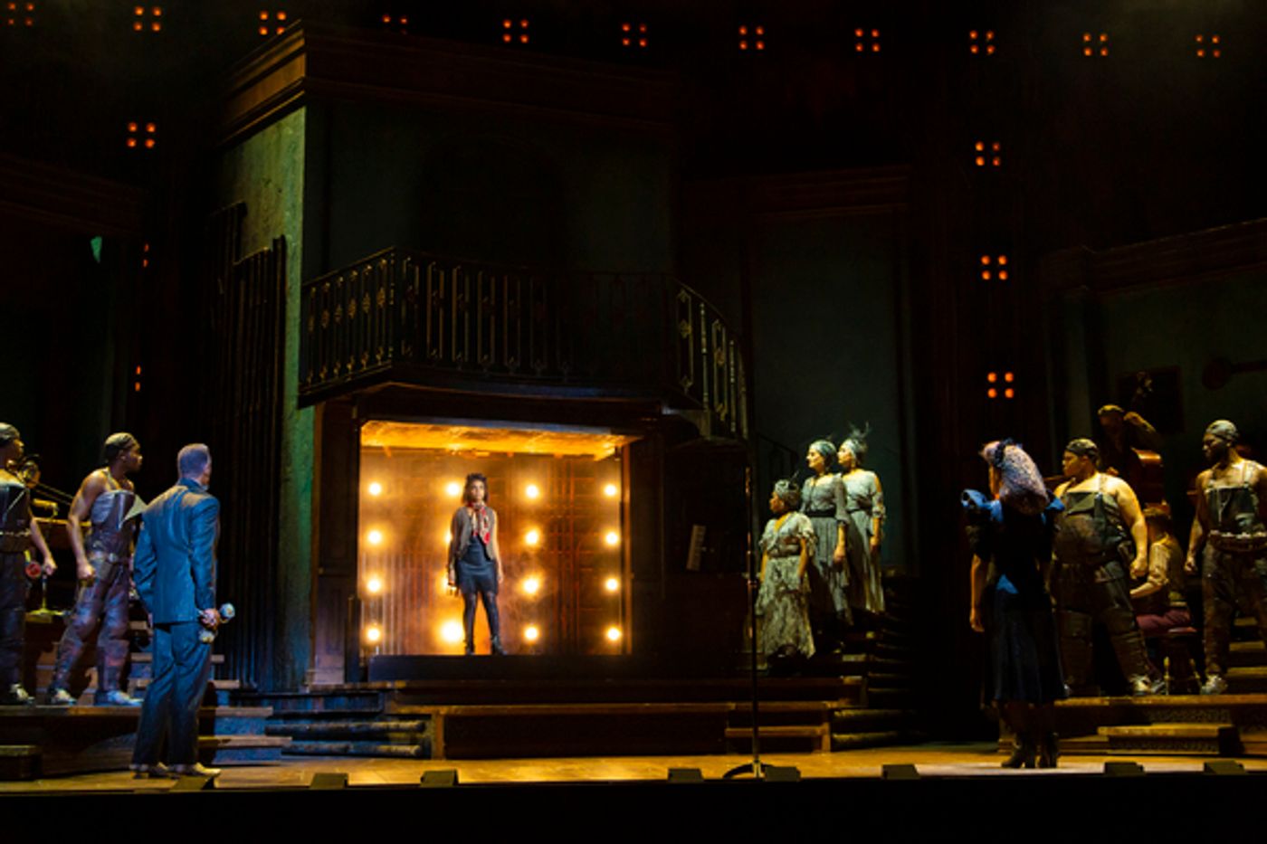 Photos: Get A First Look At Nicholas Barsach, Morgan Siobhan Green, Levi Kreis, & Kimberly Marable in HADESTOWN On Tour  Image