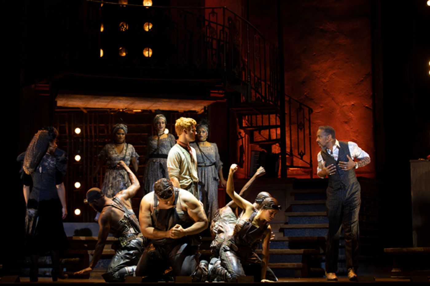 Photos: Get A First Look At Nicholas Barsach, Morgan Siobhan Green, Levi Kreis, & Kimberly Marable in HADESTOWN On Tour  Image