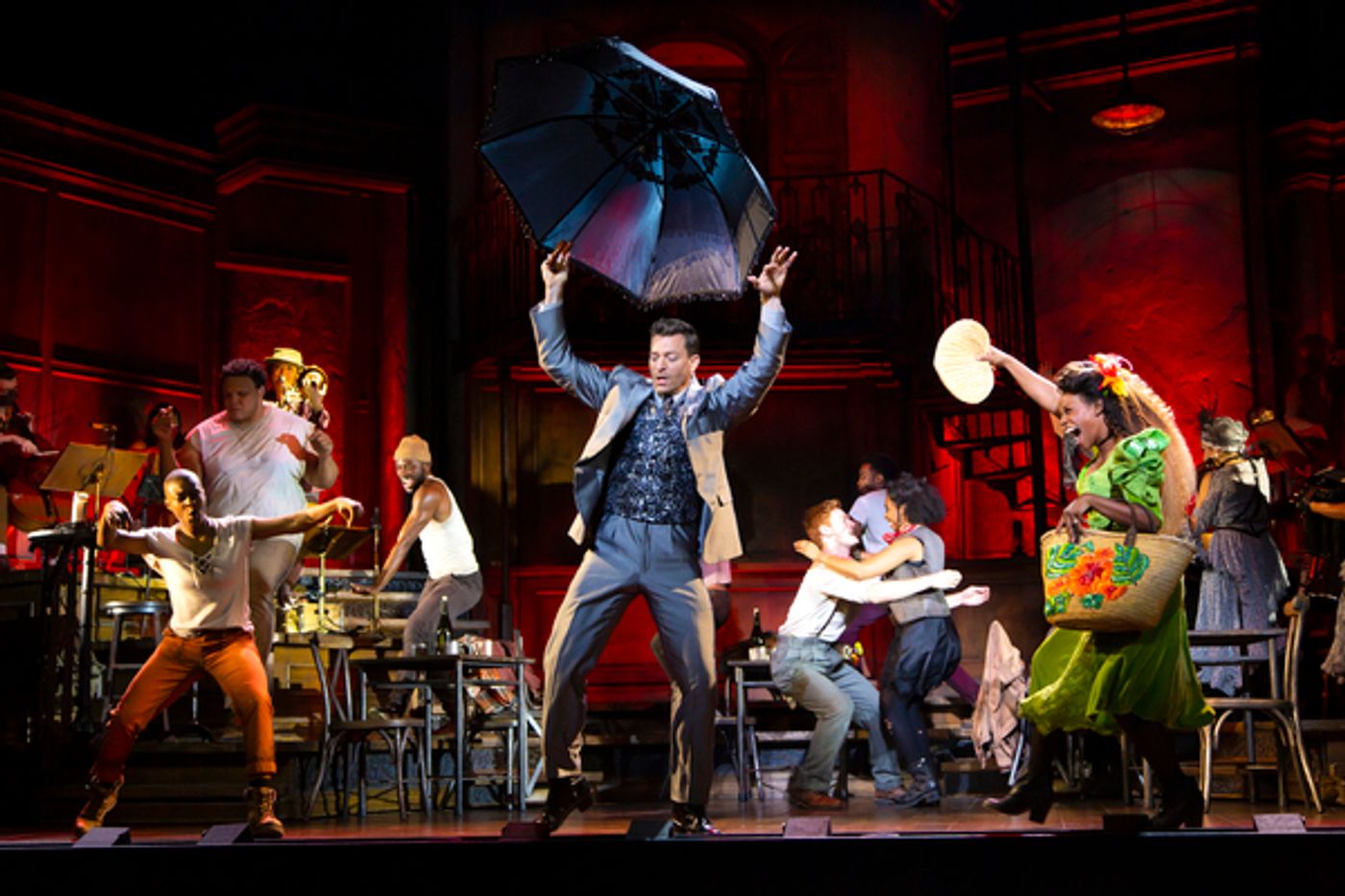 Photos: Get A First Look At Nicholas Barsach, Morgan Siobhan Green, Levi Kreis, & Kimberly Marable in HADESTOWN On Tour  Image
