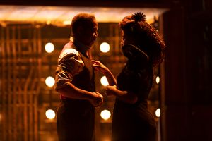 Kevyn Morrow and Kimberly Marable in the Hadestown North American Tour Photo
