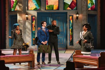 Ebony Marshall-Olier, Michael Urie, Devere Rogers & Cleo King Photo