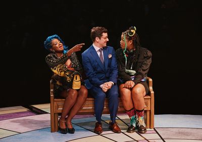 Ebony Marshall-Oliver, Michael Urie & Aigner Mizzelle Photo