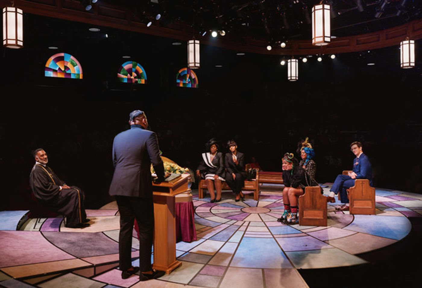 Photos: First Look at Norm Lewis, Cleo King, Michael Urie & More in CHICKEN & BISCUITS on Broadway  Image