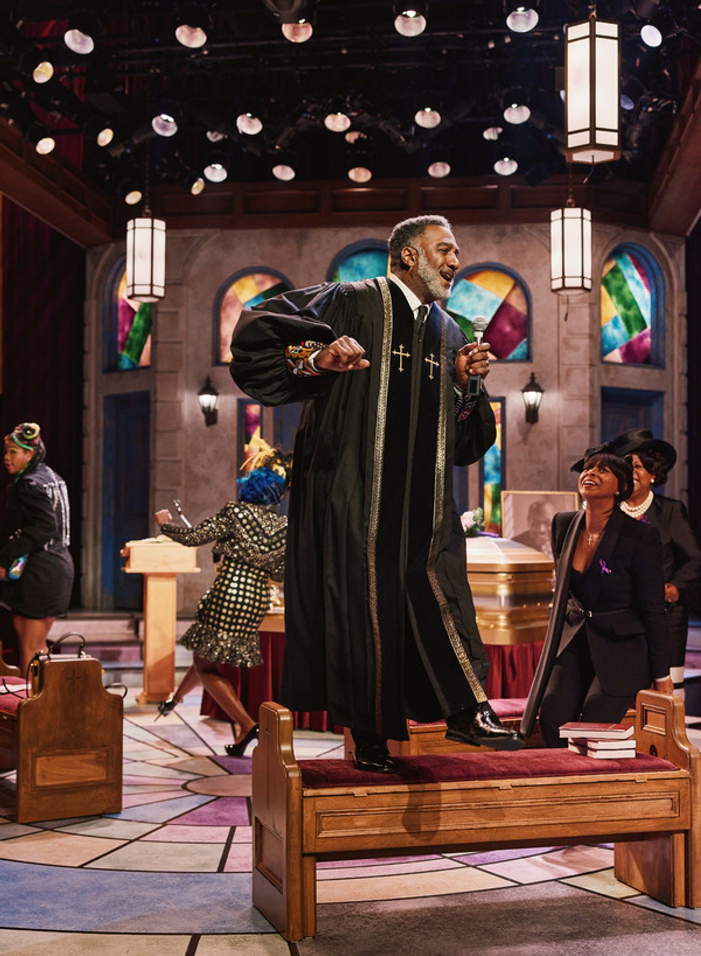 Photos: First Look at Norm Lewis, Cleo King, Michael Urie & More in CHICKEN & BISCUITS on Broadway  Image