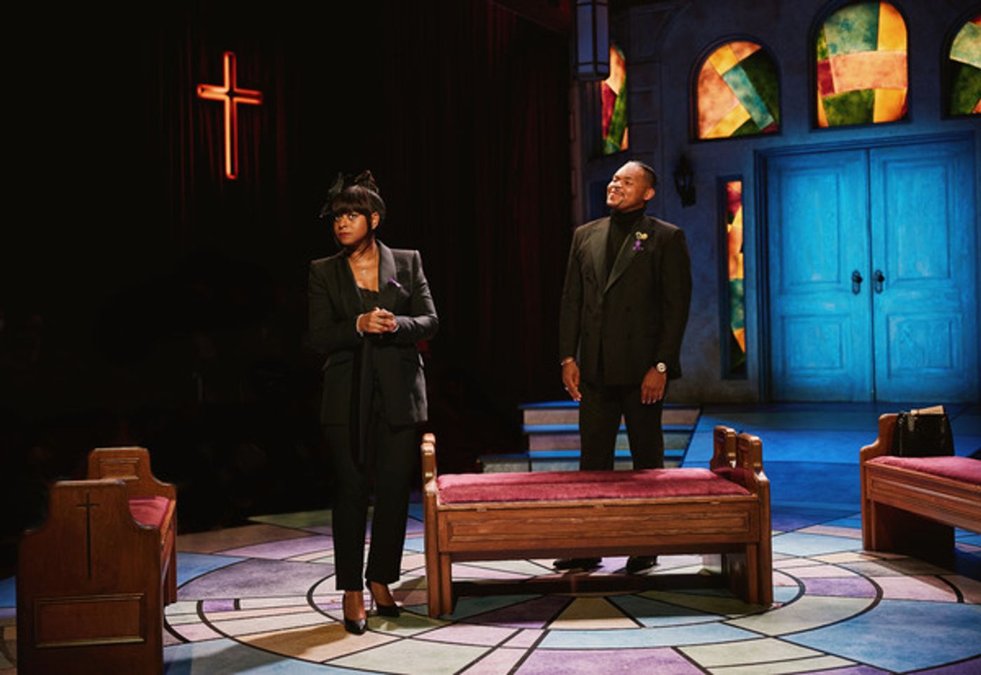 Photos: First Look at Norm Lewis, Cleo King, Michael Urie & More in CHICKEN & BISCUITS on Broadway  Image