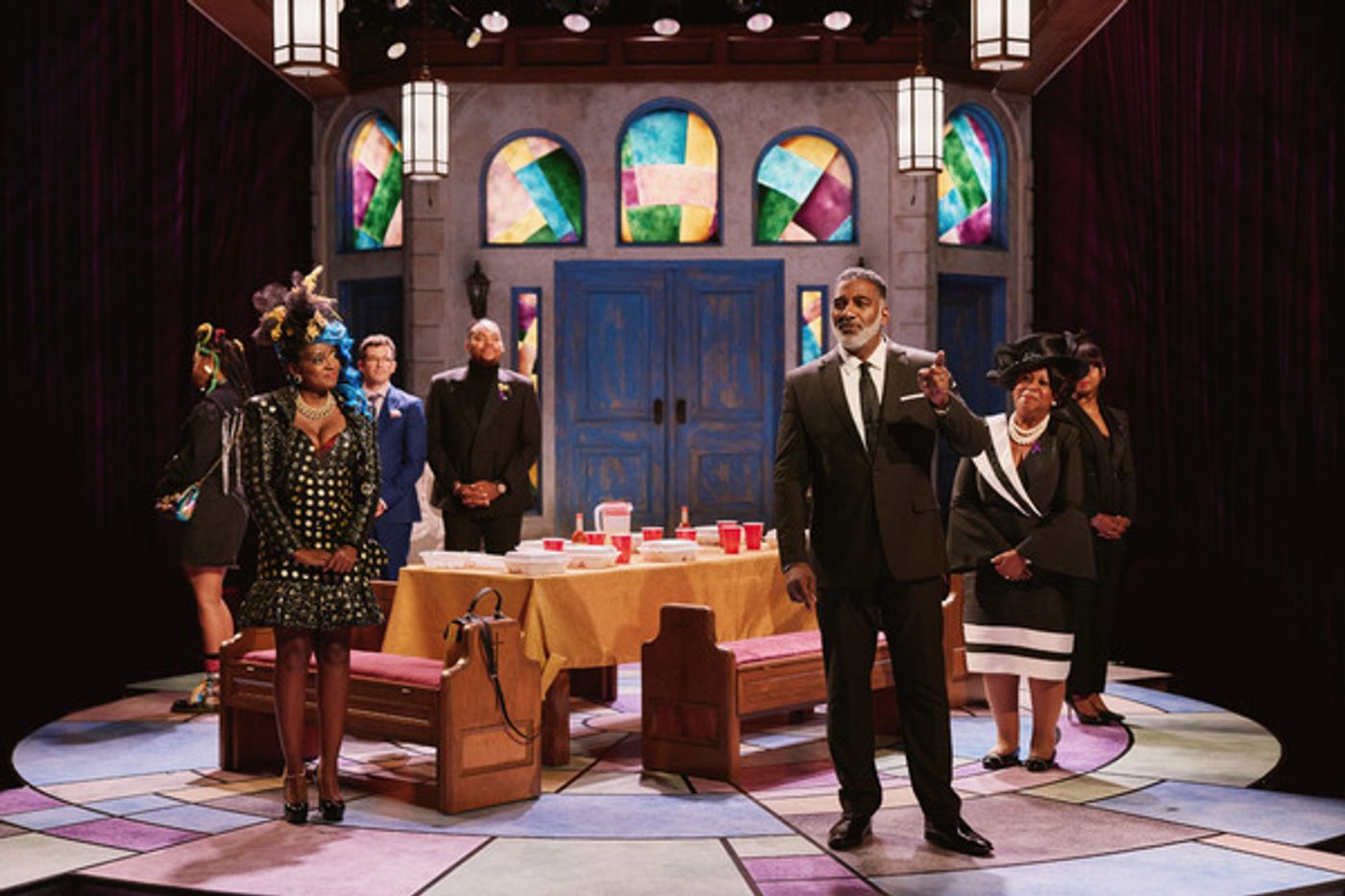 Photos: First Look at Norm Lewis, Cleo King, Michael Urie & More in CHICKEN & BISCUITS on Broadway  Image