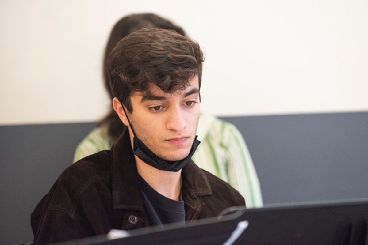 Michael Iskander at Photos: Go Inside Rehearsals for KIMBERLY AKIMBO Starring Steven Boyer, Victoria Clark, Bonnie Milligan & More