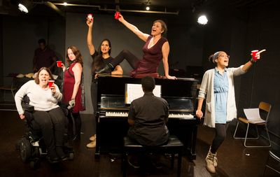 Ann Marie Morelli, Pamela Sabaugh, Fareeda Pyracha Ahmed, Anita Hollander, Ann Flanig Photo