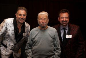 Managing Director, Robert Levinstein, Stephen Sondheim, Artistic Director Alan M-L Wager @ BroadwayWorld Managing Director, Robert Levinstein, Stephen Sondheim, Artistic Director Alan M-L Wa Photo