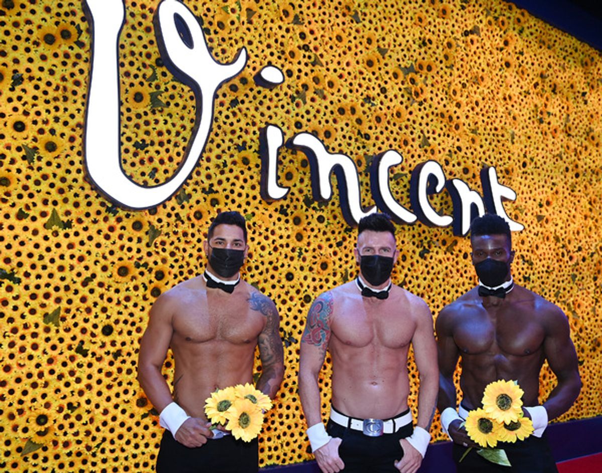 Chippendales dancers Miguel Rivera, Ryan Kelsey and Chaun Williams at Photos: THE ORIGINAL IMMERSIVE VAN GOGH EXHIBIT Opens in Las Vegas