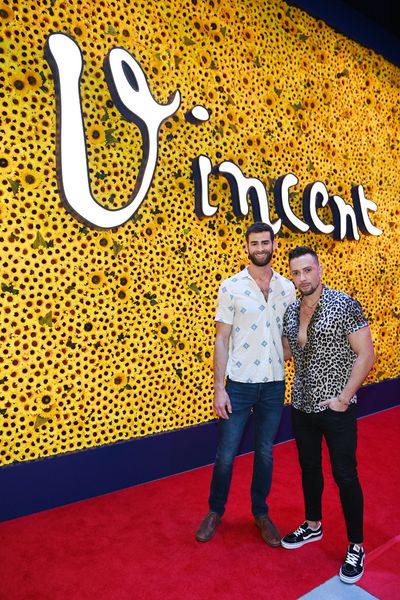 Actor Christopher Salvatore and actor David Hernandez  Photo