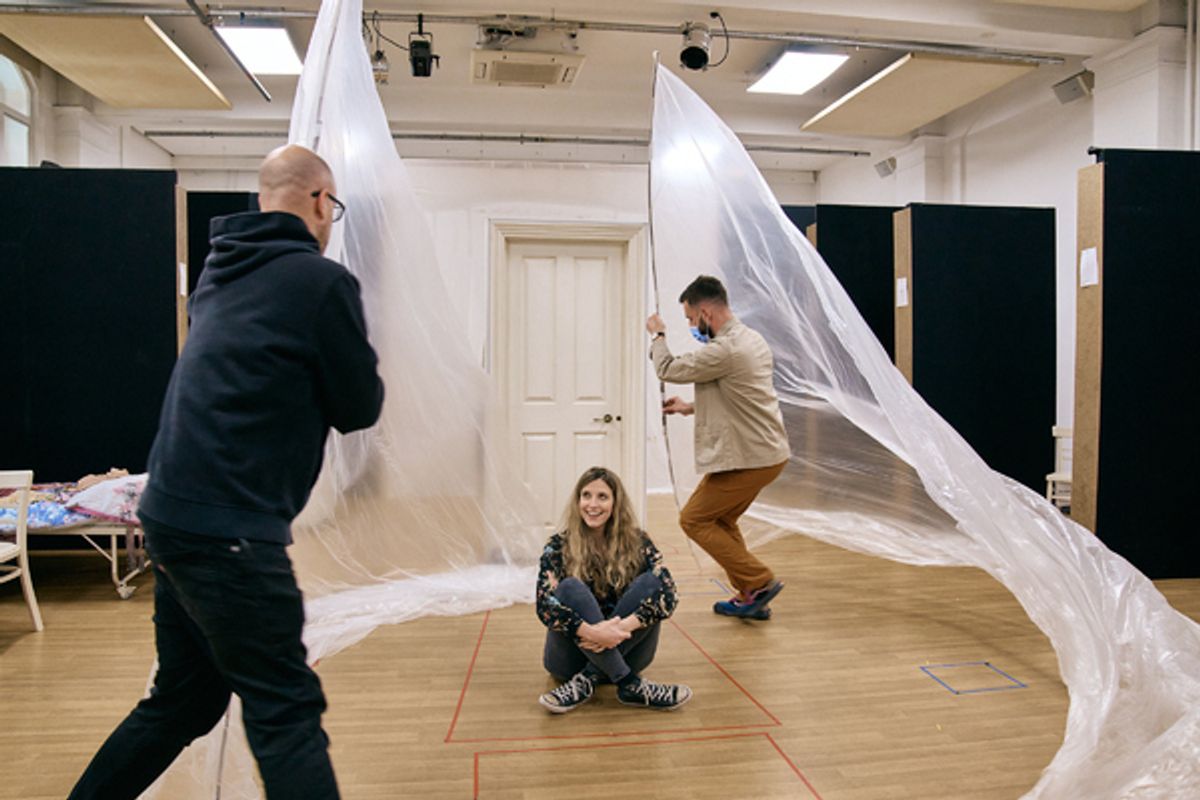 Jamie Harrison, Katy Rudd and Gareth Aled  at 