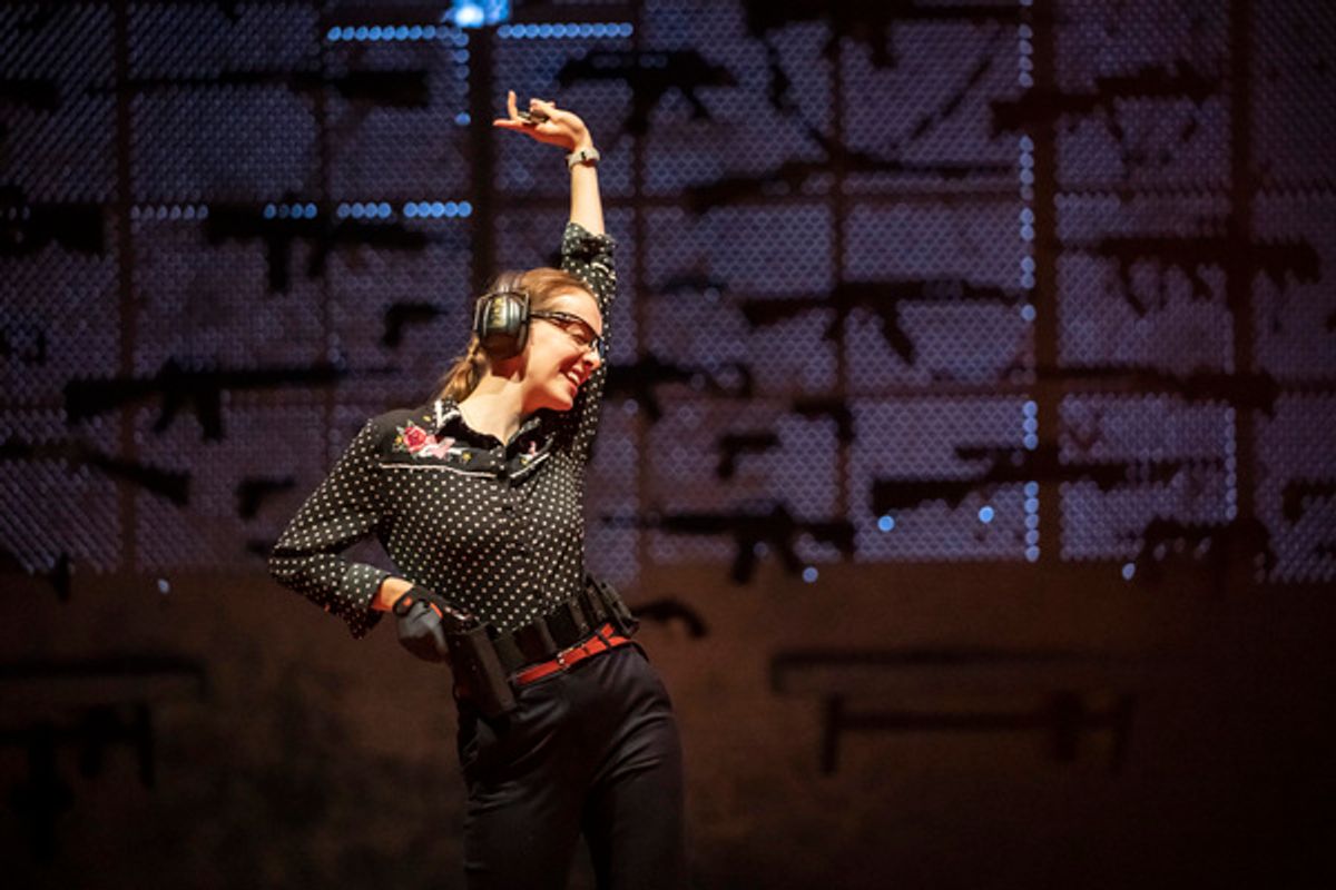 White Noise by Parks,                 , WRITER - Suzan-Lori Parks, Director - Polly Findlay, Set Design - Lizzie Clachan, Costume Design - Natalie Pryce, Movement Director - Jade Hackett, Lighting Design - Jackie Shemesh, The Bridge Theatre, London, 2021, Credit{ Johan Persson/ at 