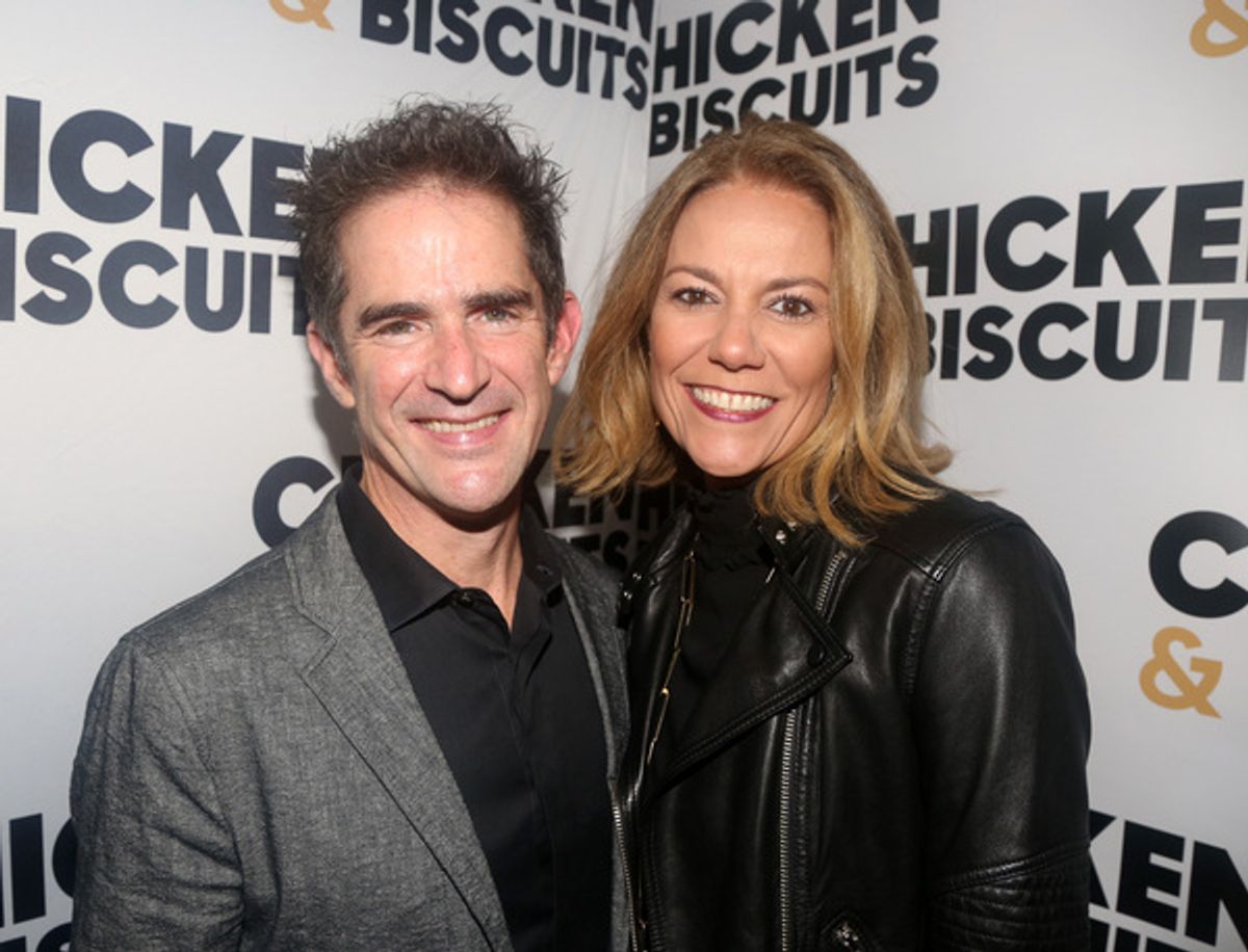 Andy Blankenbuehler and wife Elly Blankenbuehler  at 