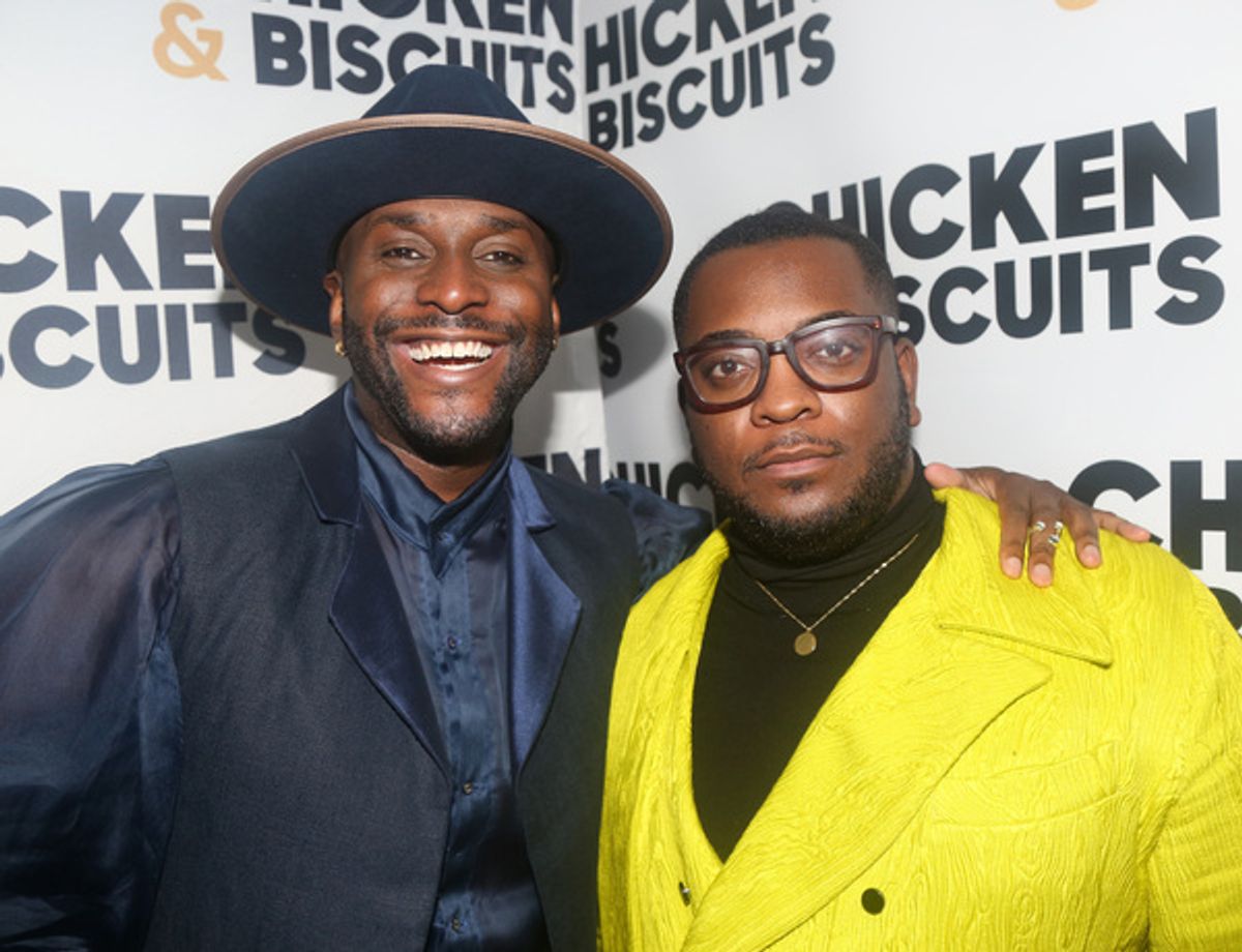 Playwright Douglas Lyons and Director Zhailon Levingston  at 