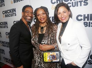 Producers E. Clayton Cornelious, Pamela Ross and Leah Michalos @ BroadwayWorld Producers E. Clayton Cornelious, Pamela Ross and Leah Michalos Photo