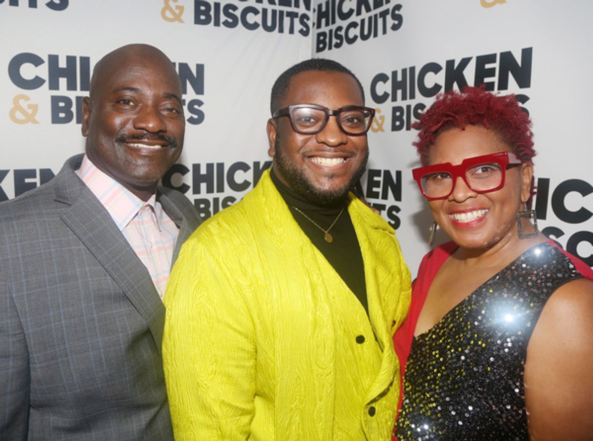 Richard Anderson, Director Zhailon Levingston and Shannon Levingston at 