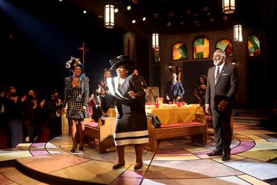 NEW YORK, NEW YORK - OCTOBER 10:  Alana Raquel Bowers, Cleo King, Norm Lewis and cast Photo