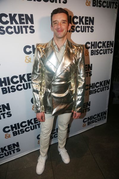 NEW YORK, NEW YORK - OCTOBER 10: Michael Urie poses at the opening night party for th Photo