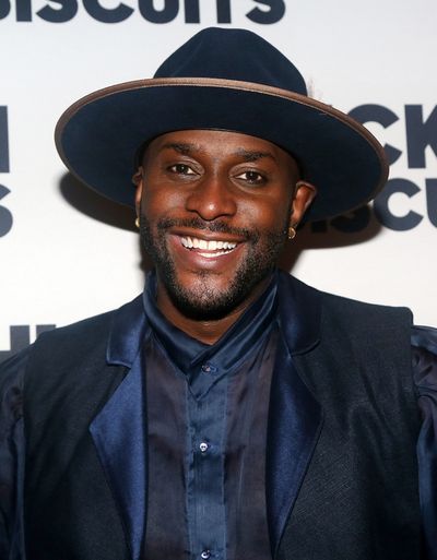 NEW YORK, NEW YORK - OCTOBER 10:  Playwright Douglas Lyons poses at the opening night Photo