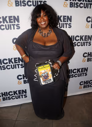 NEW YORK, NEW YORK - OCTOBER 10: NaTasha Yvette Williams poses at the opening night party for the new play "Chicken & Biscuits" on Broadway at Elsie Rooftop on October 10, 2021 in New York City. (Photo by Bruce Glikas/WireImage) @ BroadwayWorld NEW YORK, NEW YORK - OCTOBER 10: NaTasha Yvette Williams poses at the opening night Photo