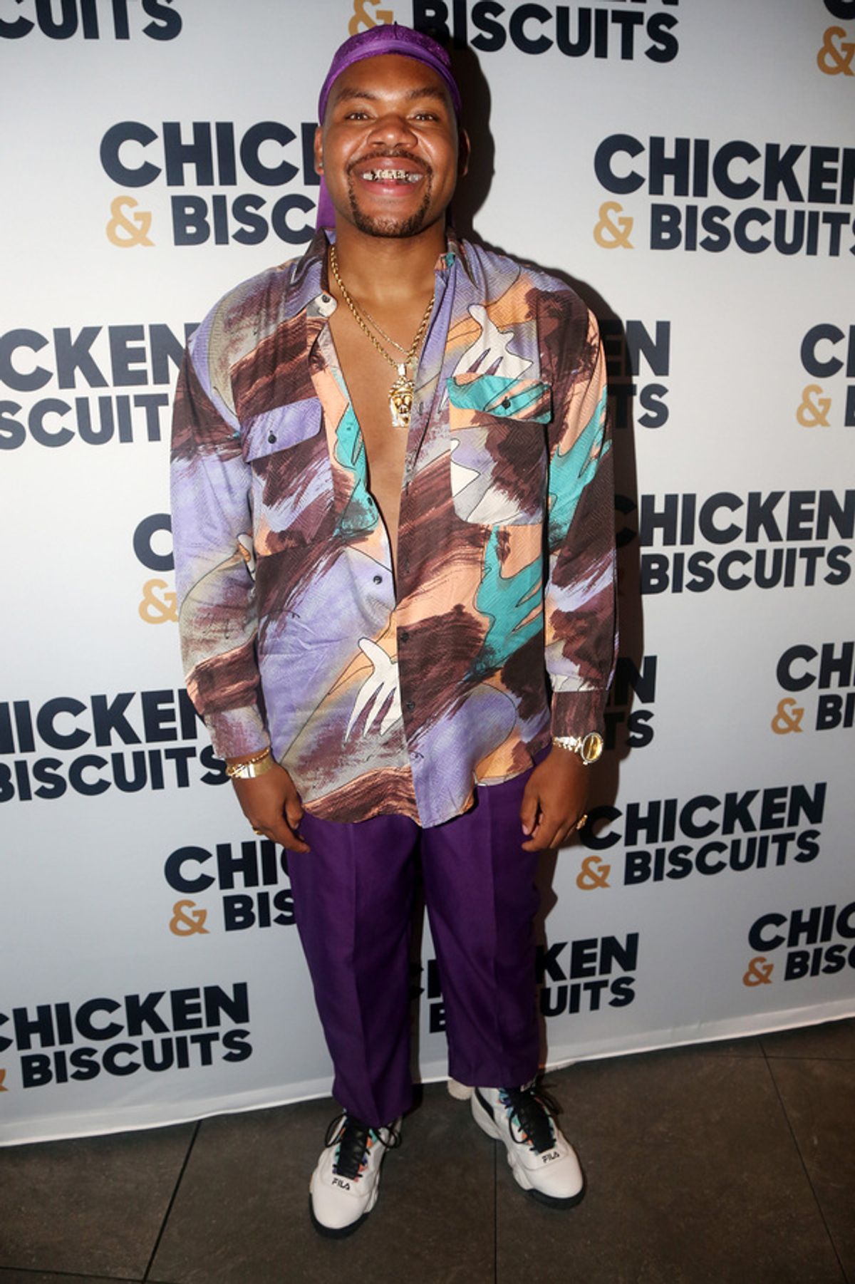 NEW YORK, NEW YORK - OCTOBER 10: Devere Rogers poses at the opening night party for the new play 'Chicken & Biscuits' on Broadway at Elsie Rooftop on October 10, 2021 in New York City. (Photo by Bruce Glikas/WireImage) at 
