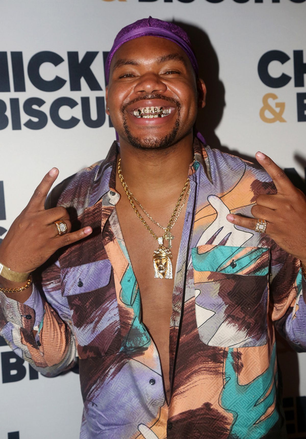 NEW YORK, NEW YORK - OCTOBER 10: Devere Rogers poses at the opening night party for the new play 'Chicken & Biscuits' on Broadway at Elsie Rooftop on October 10, 2021 in New York City. (Photo by Bruce Glikas/WireImage) at 