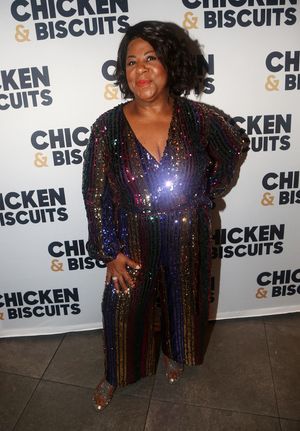 NEW YORK, NEW YORK - OCTOBER 10: Cleo King poses at the opening night party for the new play "Chicken & Biscuits" on Broadway at Elsie Rooftop on October 10, 2021 in New York City. (Photo by Bruce Glikas/WireImage) @ BroadwayWorld NEW YORK, NEW YORK - OCTOBER 10: Cleo King poses at the opening night party for the n Photo