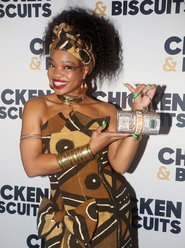 NEW YORK, NEW YORK - OCTOBER 10:  Aigner Mizzelle poses at the opening night party fo Photo