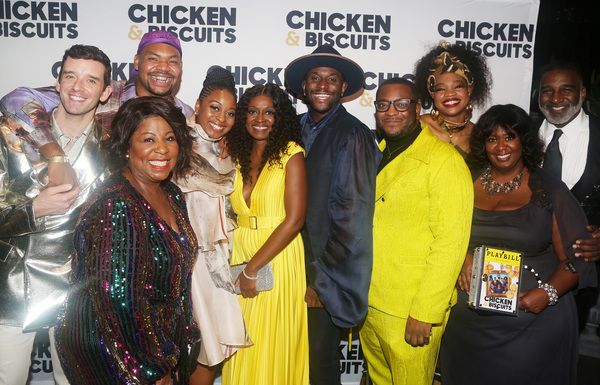 NEW YORK, NEW YORK - OCTOBER 10: (L-R) Michael Urie, Cleo King, Devere Rogers, Alana  Photo